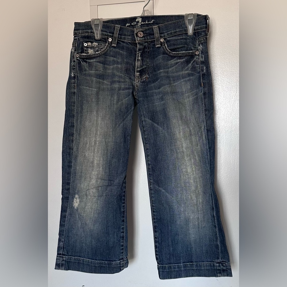 7 For All Mankind Capri  Dojo Jeans